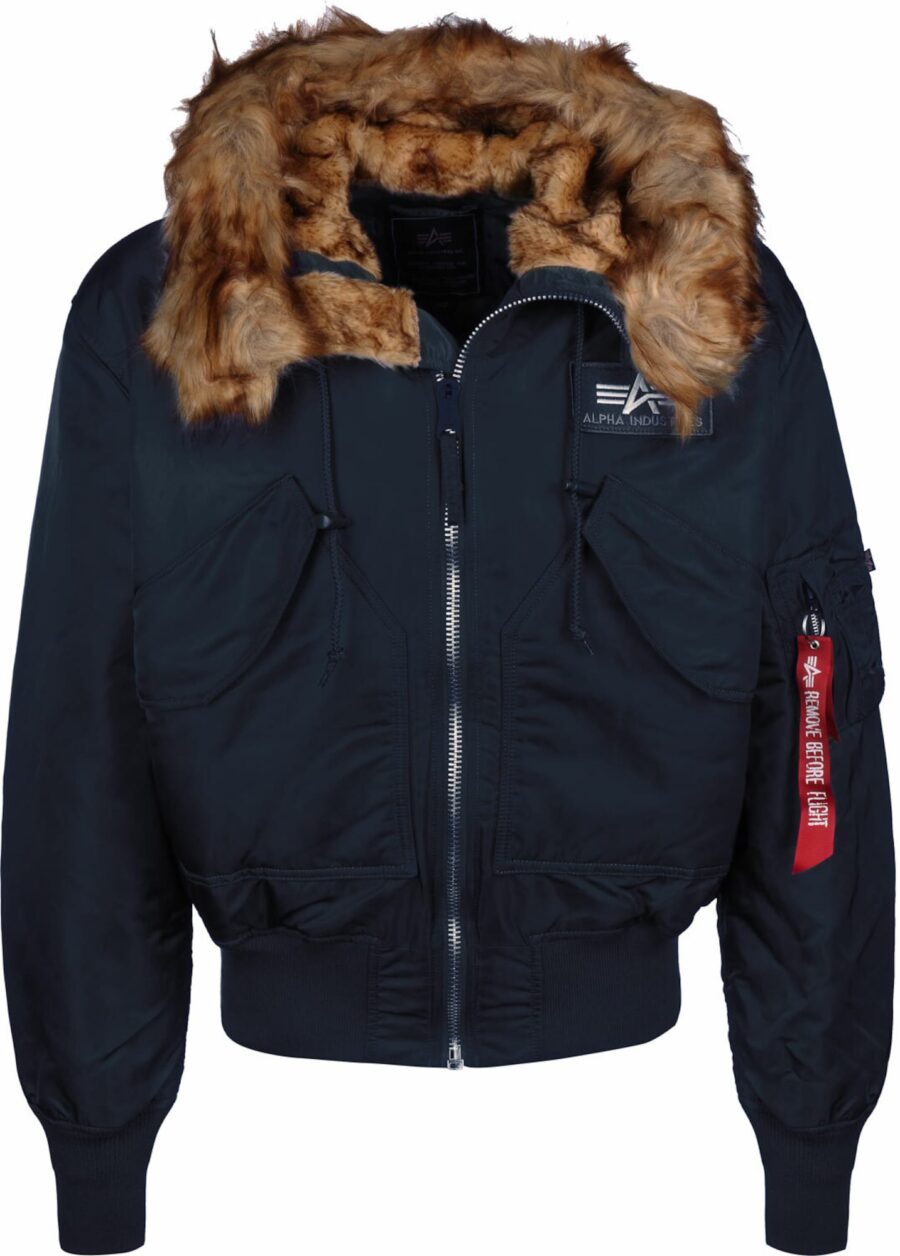 ALPHA INDUSTRIES Téli dzseki '45P'  tengerészkék / fehér-hu