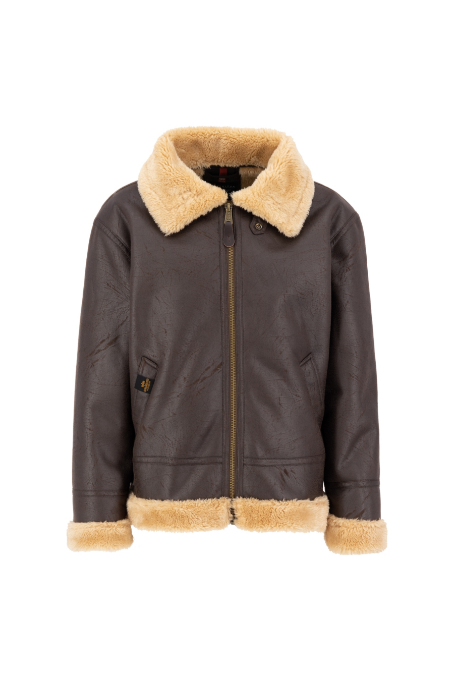 ALPHA INDUSTRIES Téli dzseki 'B3 FL'  bézs / barna-Ár