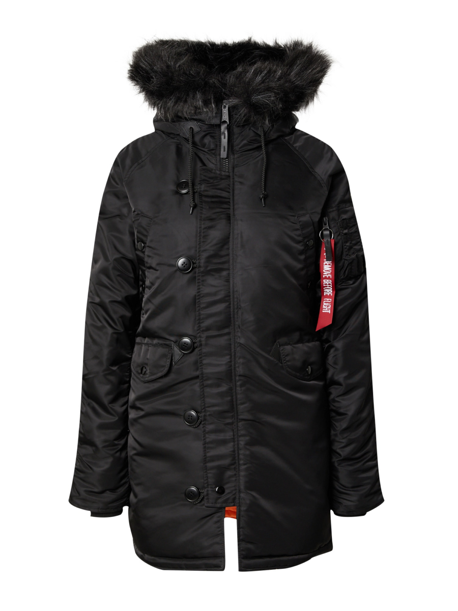 ALPHA INDUSTRIES Téli dzseki  piros / fekete / fehér-Ár