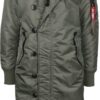ALPHA INDUSTRIES Téli dzseki  sötétzöld / fekete-hu