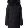 ALPHA INDUSTRIES Téli parka 'Polar'  fekete-hu