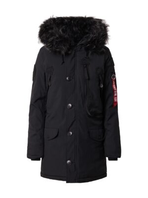 ALPHA INDUSTRIES Téli parka 'Polar'  fekete-hu