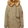 ALPHA INDUSTRIES Téli parka 'Polar'  konyak / olíva-Hungary