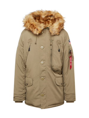 ALPHA INDUSTRIES Téli parka 'Polar'  konyak / olíva-Hungary