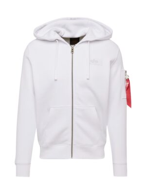 ALPHA INDUSTRIES Tréning dzseki  fekete / fehér-hu