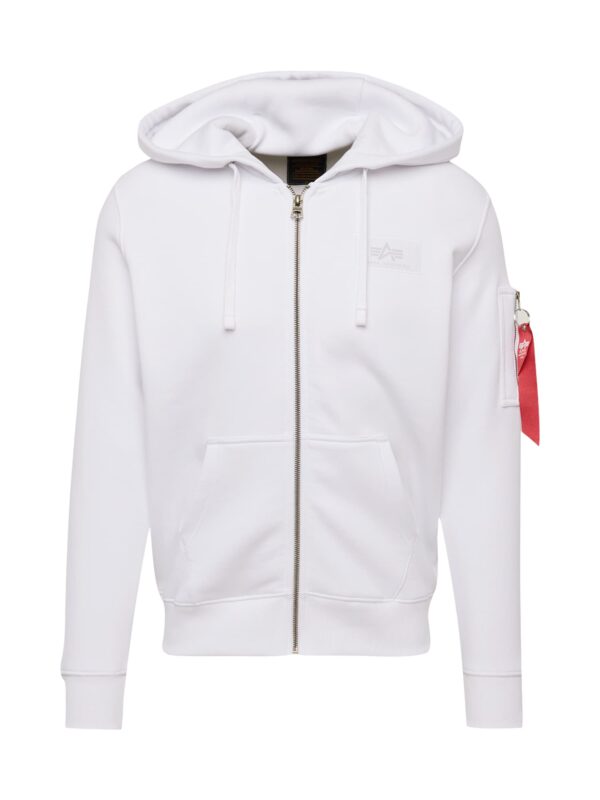 ALPHA INDUSTRIES Tréning dzseki  fekete / fehér-hu