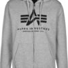 ALPHA INDUSTRIES Tréning dzseki  szürke / piros / fekete / fehér