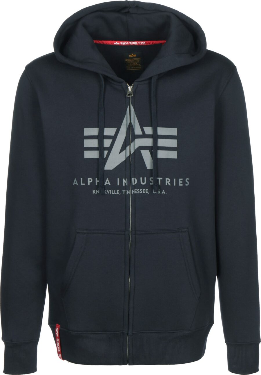 ALPHA INDUSTRIES Tréning dzseki  tengerészkék / szürke / piros / fehér