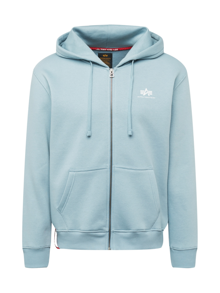ALPHA INDUSTRIES Tréning dzseki  világoskék / fehér-Hungary