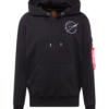 ALPHA INDUSTRIES Tréning póló 'Dark Side'  tengerészkék / szürke / fekete / fehér-Hungary