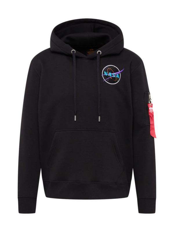 ALPHA INDUSTRIES Tréning póló 'Dark Side'  világoskék / narancs / fekete / fehér-Hungary