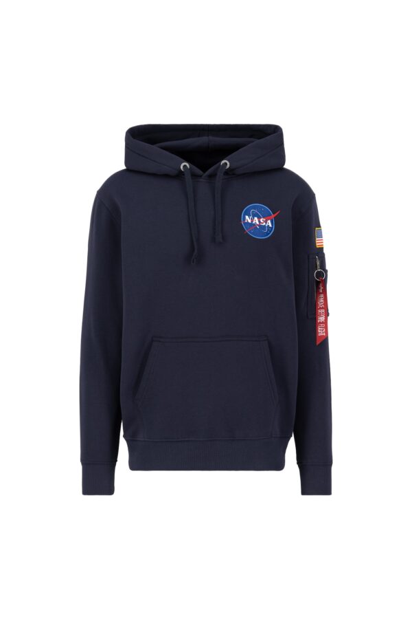 ALPHA INDUSTRIES Tréning póló 'Space Shuttle'  kék / sötétkék / piros / fehér