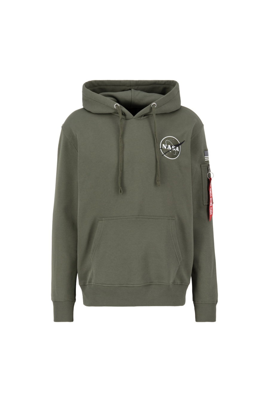 ALPHA INDUSTRIES Tréning póló 'Space Shuttle'  olíva / fekete / fehér-Ár