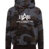 ALPHA INDUSTRIES Tréning póló  barna / szürke / fekete / fehér