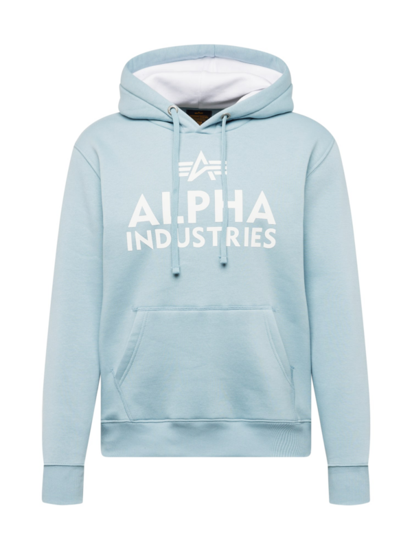 ALPHA INDUSTRIES Tréning póló  bazaltszürke / fehér-Ár