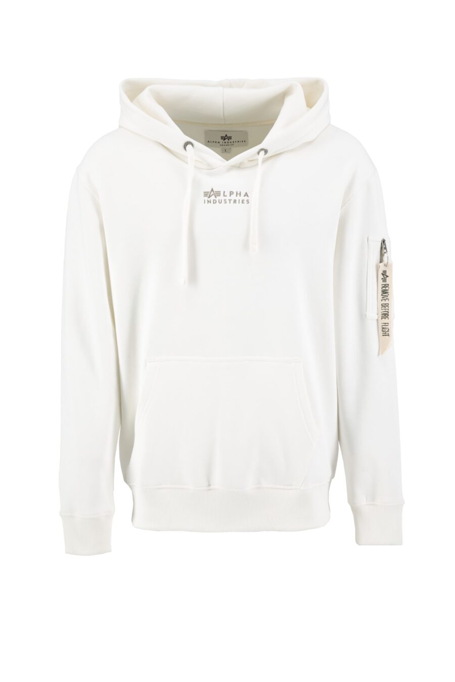 ALPHA INDUSTRIES Tréning póló  bézs / taupe / fekete / fehér-hu