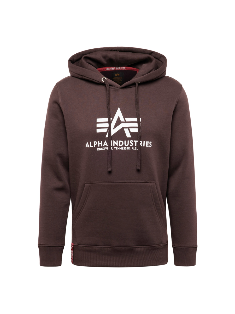 ALPHA INDUSTRIES Tréning póló  csokoládé / fehér-Ár