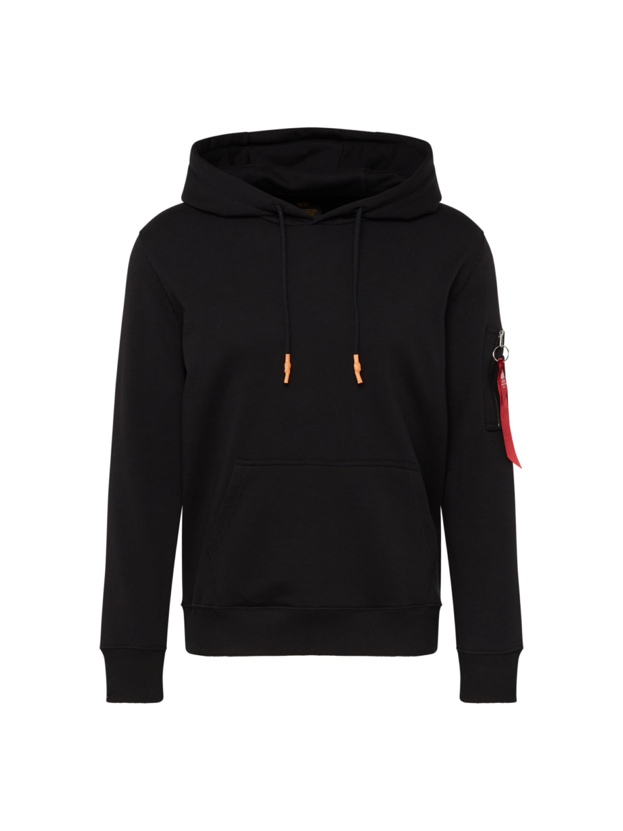 ALPHA INDUSTRIES Tréning póló  fekete-Hungary