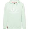 ALPHA INDUSTRIES Tréning póló  menta / fehér-hu
