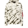 ALPHA INDUSTRIES Tréning póló  olíva / fehér / gyapjúfehér-Hungary