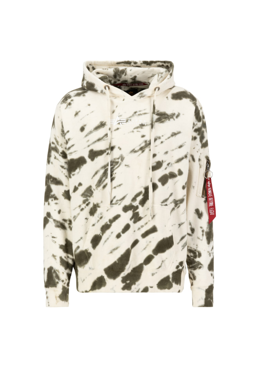 ALPHA INDUSTRIES Tréning póló  olíva / fehér / gyapjúfehér-Hungary