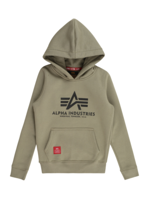 ALPHA INDUSTRIES Tréning póló  olíva / fekete-Ár