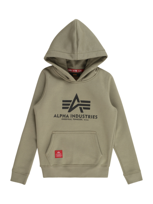 ALPHA INDUSTRIES Tréning póló  olíva / fekete-Ár