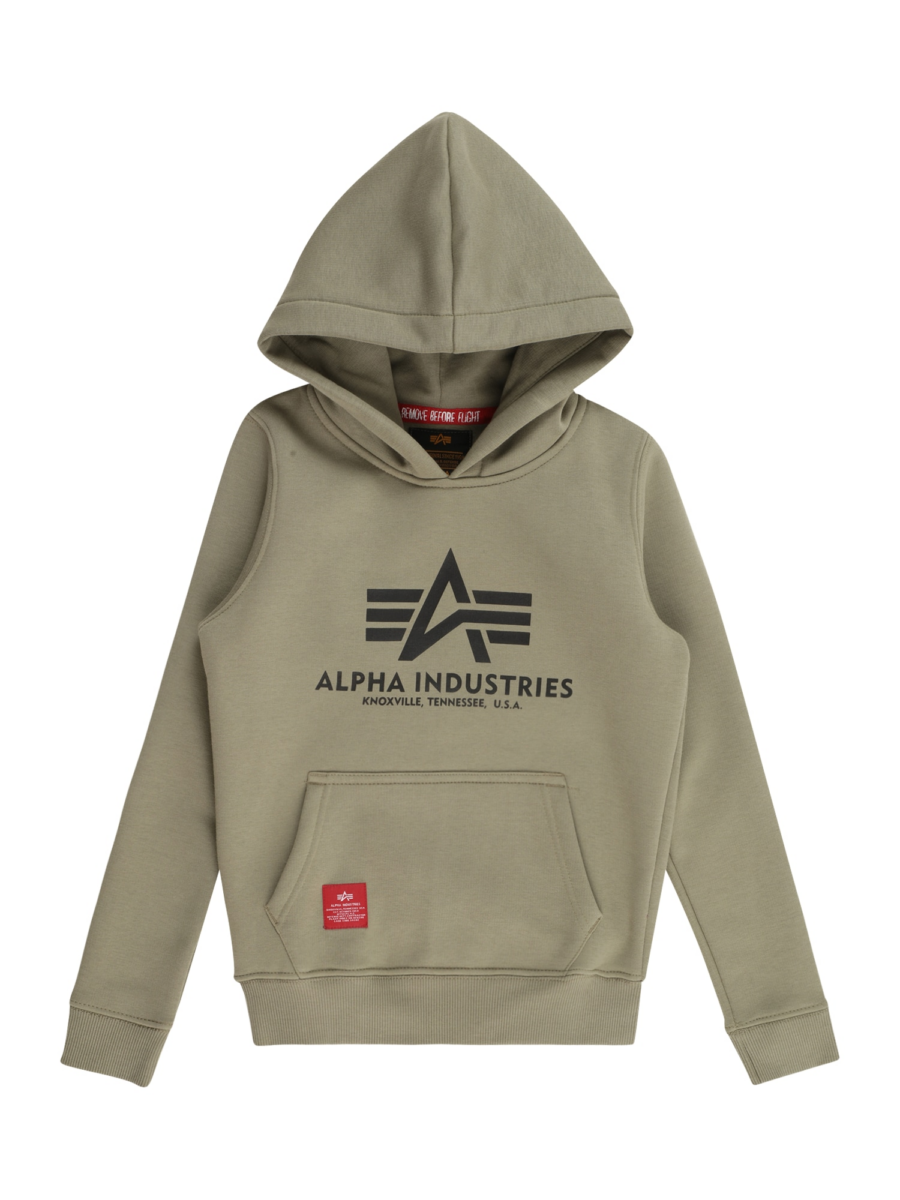 ALPHA INDUSTRIES Tréning póló  olíva / fekete-Ár