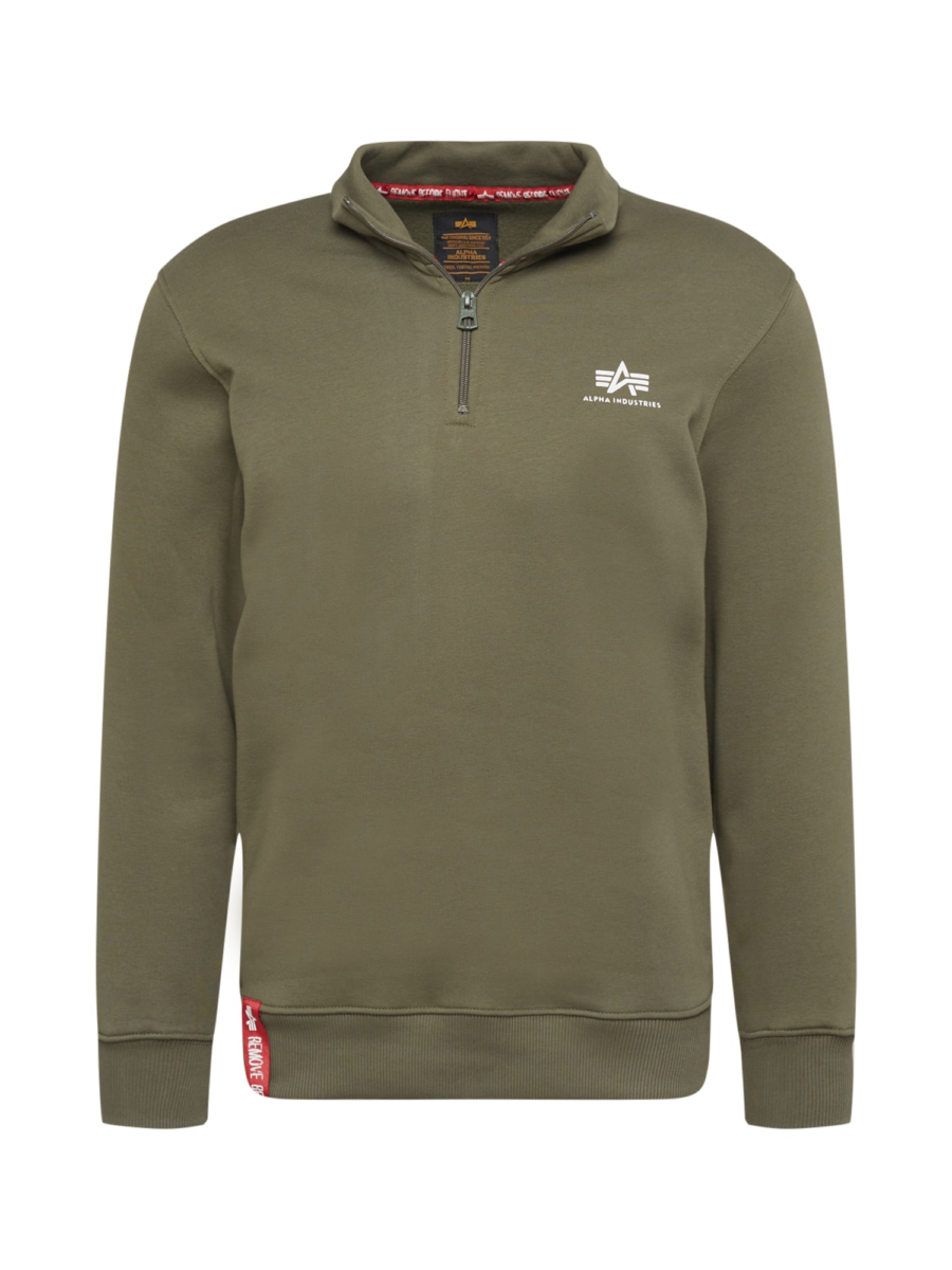 ALPHA INDUSTRIES Tréning póló  olíva / piros / fehér-Hungary