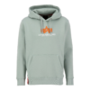ALPHA INDUSTRIES Tréning póló  pasztellzöld / narancs / fehér-Ár