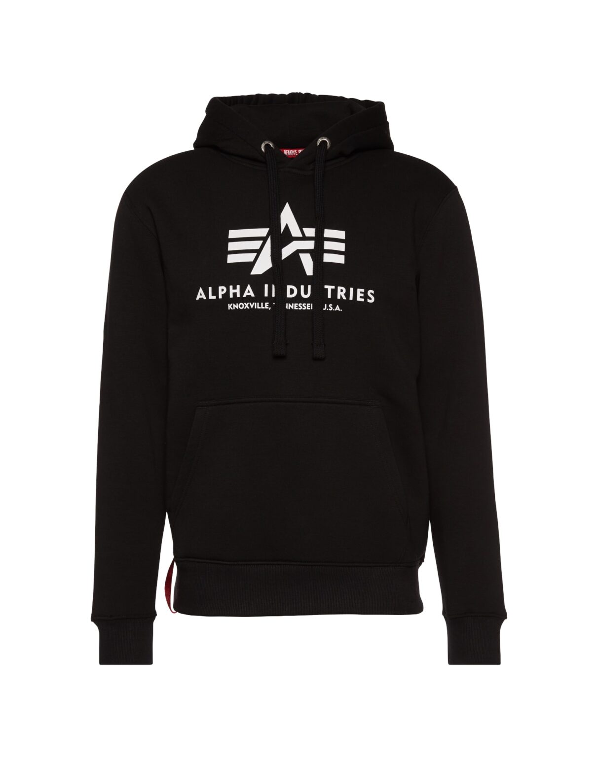 ALPHA INDUSTRIES Tréning póló  piros / fekete / fehér