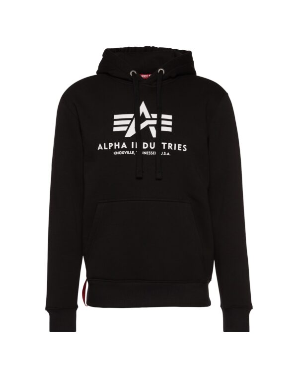 ALPHA INDUSTRIES Tréning póló  piros / fekete / fehér