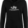 ALPHA INDUSTRIES Tréning póló  piros / fekete / fehér