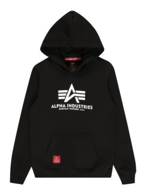 ALPHA INDUSTRIES Tréning póló  piros / fekete / fehér-Hungary
