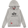ALPHA INDUSTRIES Tréning póló  szürke melír-Hungary