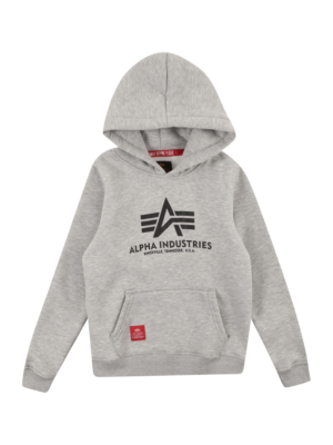 ALPHA INDUSTRIES Tréning póló  szürke melír-Hungary