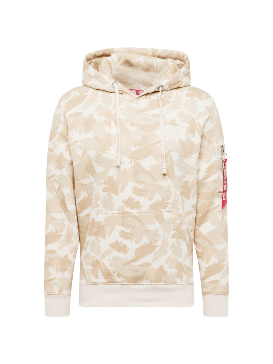 ALPHA INDUSTRIES Tréning póló  szürke / narancs / fehér-Ár