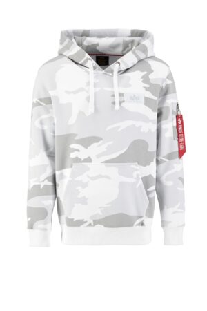 ALPHA INDUSTRIES Tréning póló  szürke / piros / fekete / fehér-hu