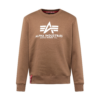 ALPHA INDUSTRIES Tréning póló  taupe / fehér-Ár