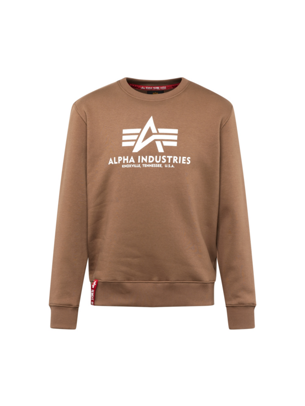 ALPHA INDUSTRIES Tréning póló  taupe / fehér-Ár