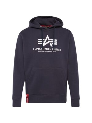 ALPHA INDUSTRIES Tréning póló  tengerészkék / piros / természetes fehér