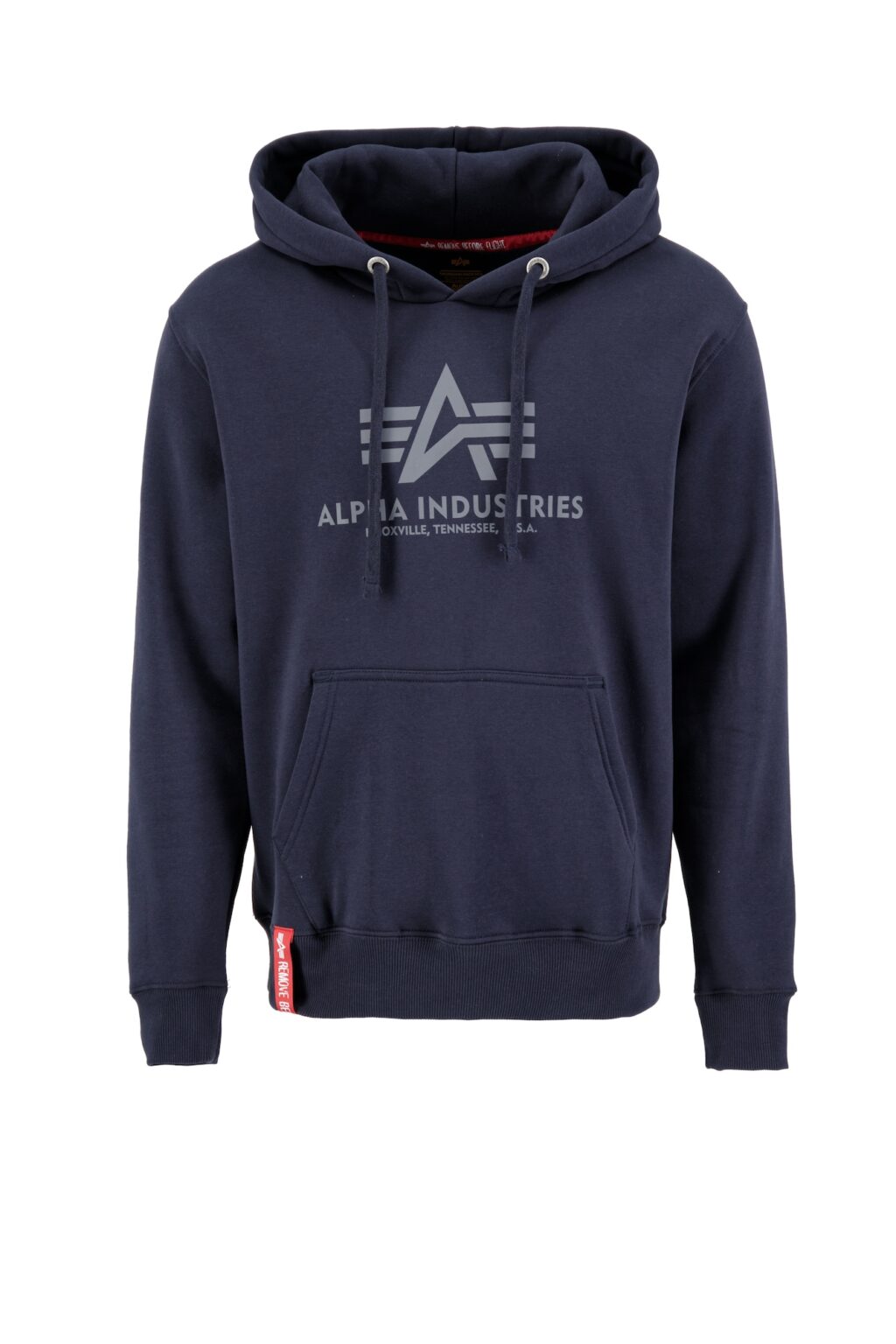 ALPHA INDUSTRIES Tréning póló  tengerészkék / szürke