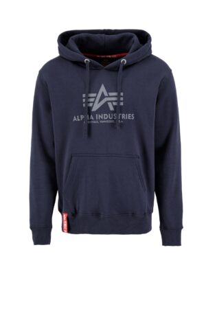 ALPHA INDUSTRIES Tréning póló  tengerészkék / szürke