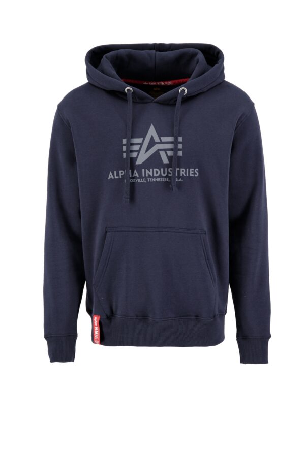 ALPHA INDUSTRIES Tréning póló  tengerészkék / szürke