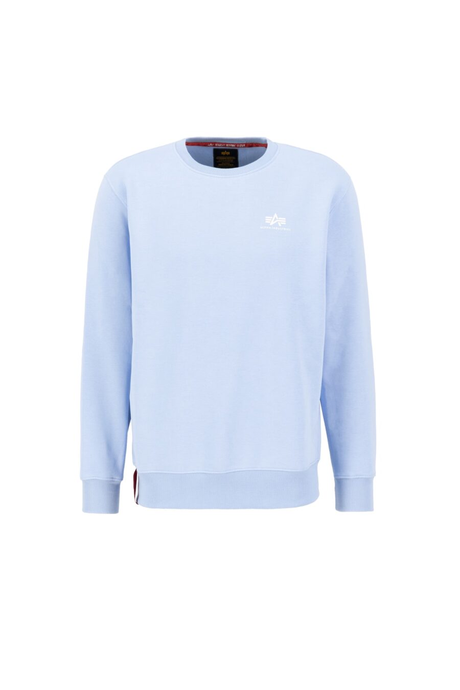 ALPHA INDUSTRIES Tréning póló  világoskék / fehér-hu