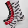 AMK Allover Socks 3-Pack Black/Red/White