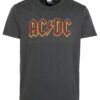 AMPLIFIED Póló 'ACDC'  grafit / sötétvörös-hu