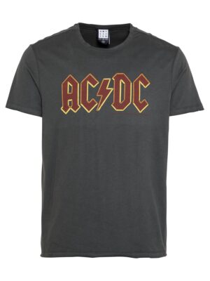 AMPLIFIED Póló 'ACDC'  grafit / sötétvörös-hu