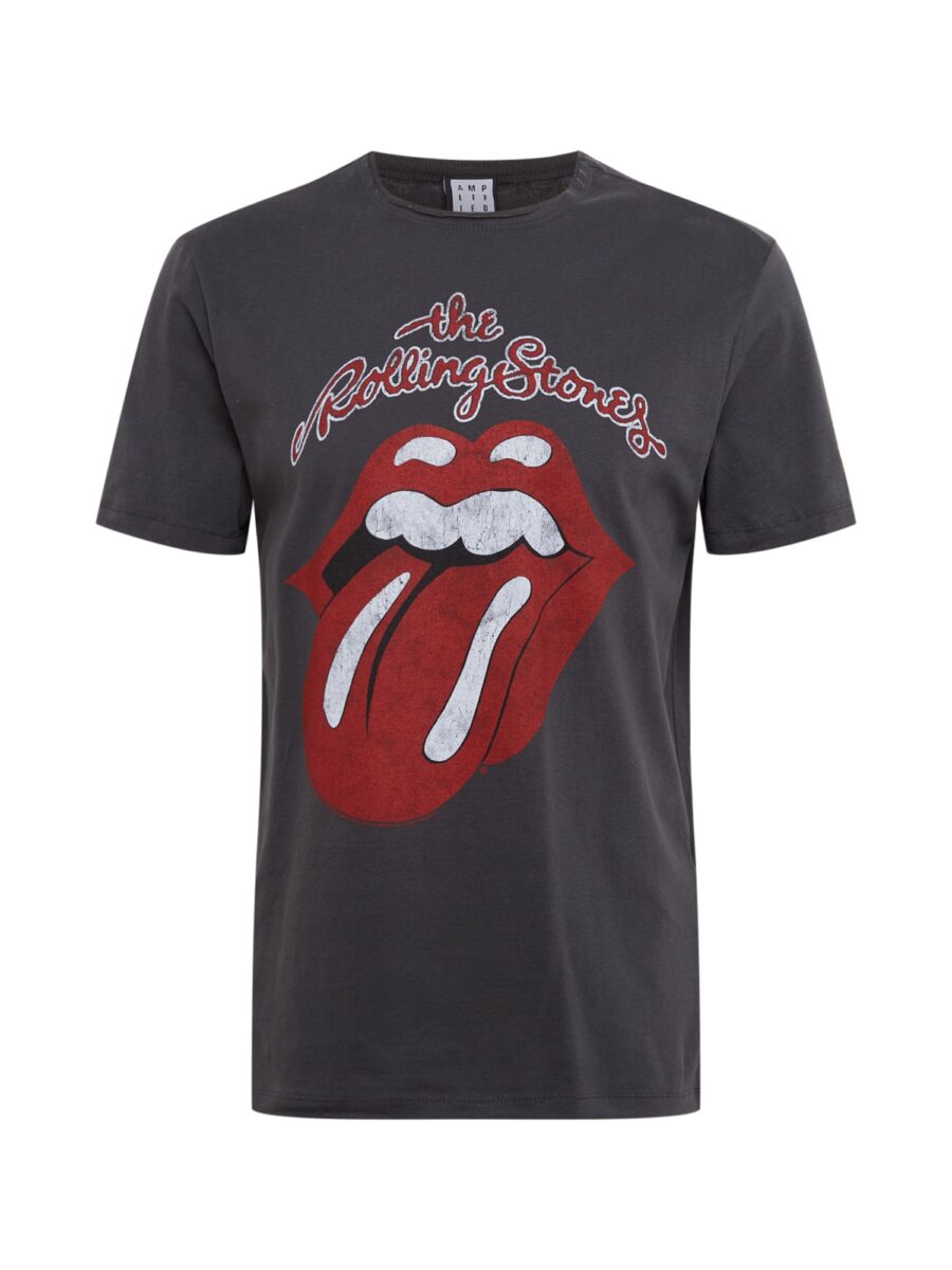 AMPLIFIED Póló 'ROLLING STONES VINTAGE TONGUE'  sötétszürke