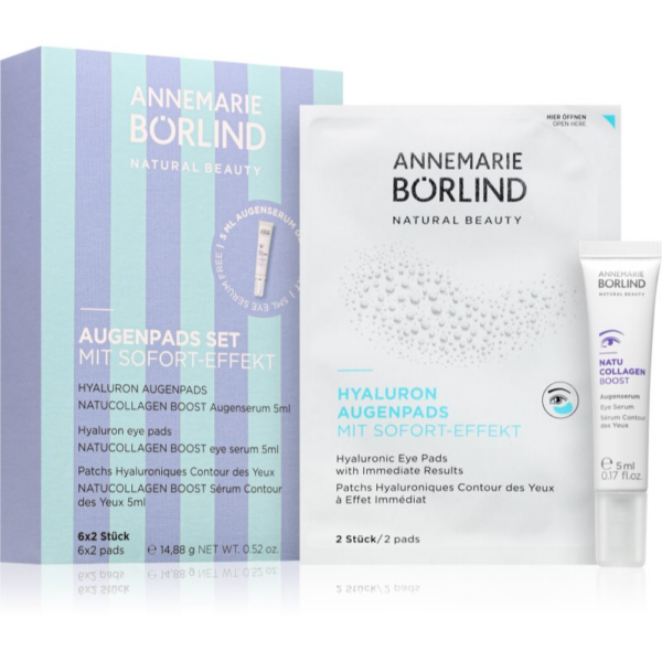 ANNEMARIE BÖRLIND EYES & LIPS Eye Pads Set intenzív hidratáló szett a szem köré-ár
